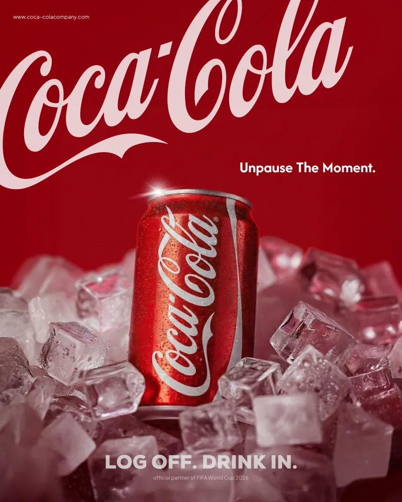 Coca-Cola 01 — studio ad design example